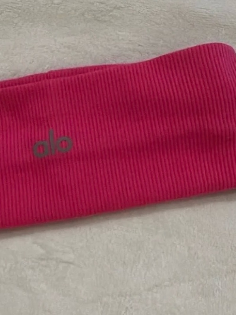 ALO Yoga Ribbed Hot Pink Headband